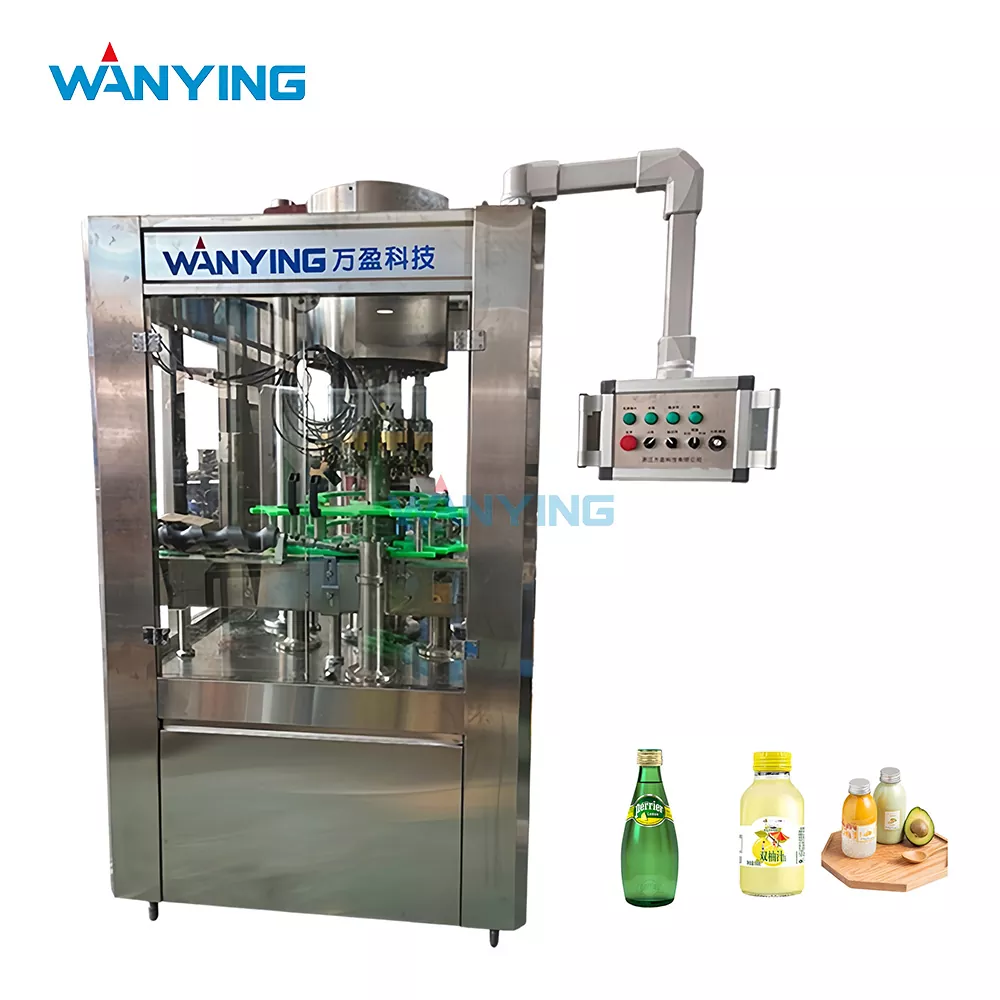 Máy đóng nắp trục vít bằng nhôm cho chai thủy tinh