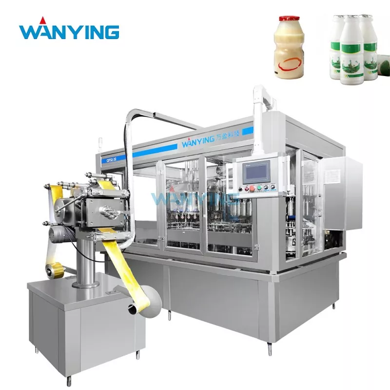 Máy chiết rót và dán giấy nhôm